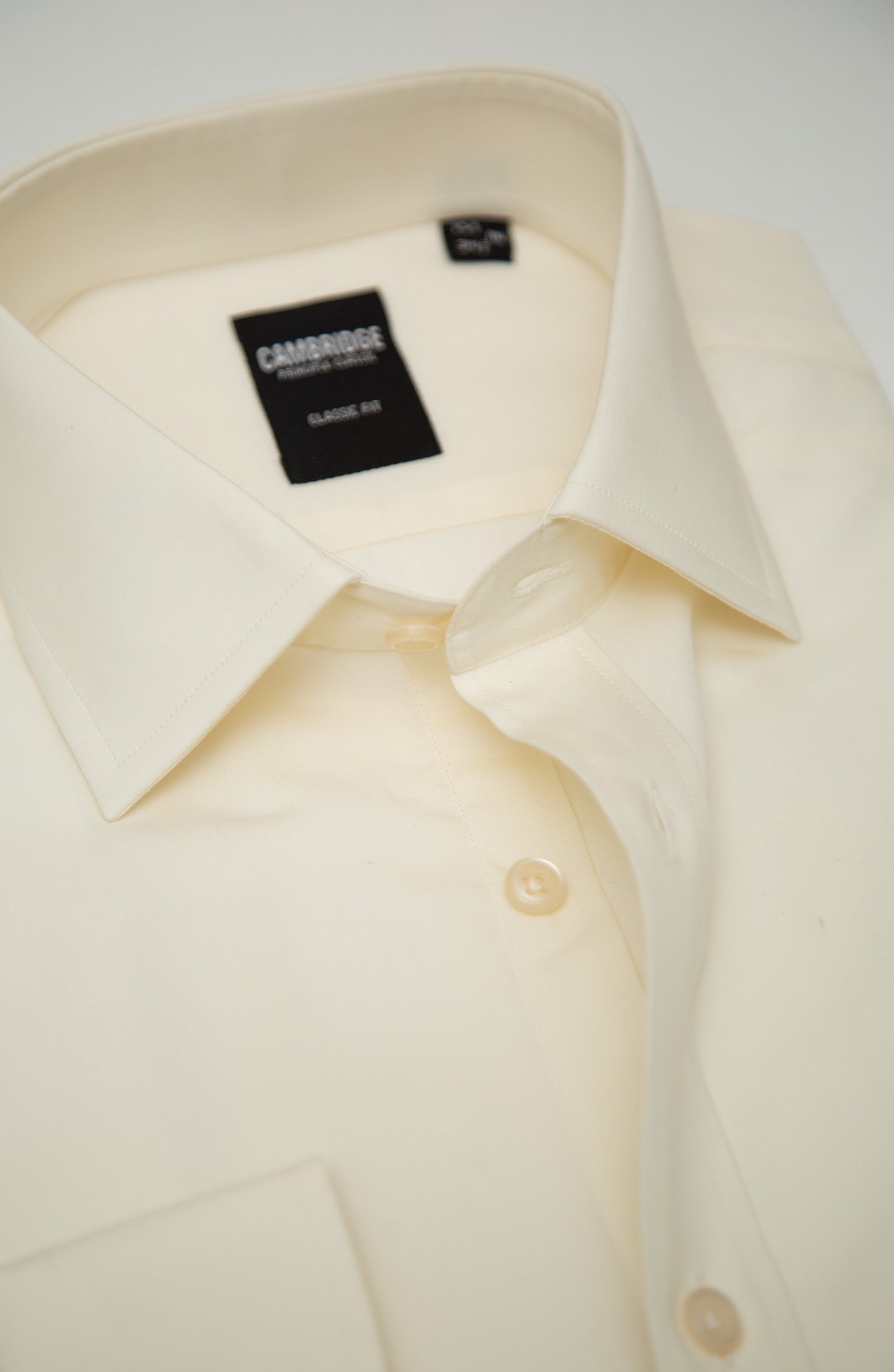 Cream Plain Formal Shirt Cream Plain Formal Shirt