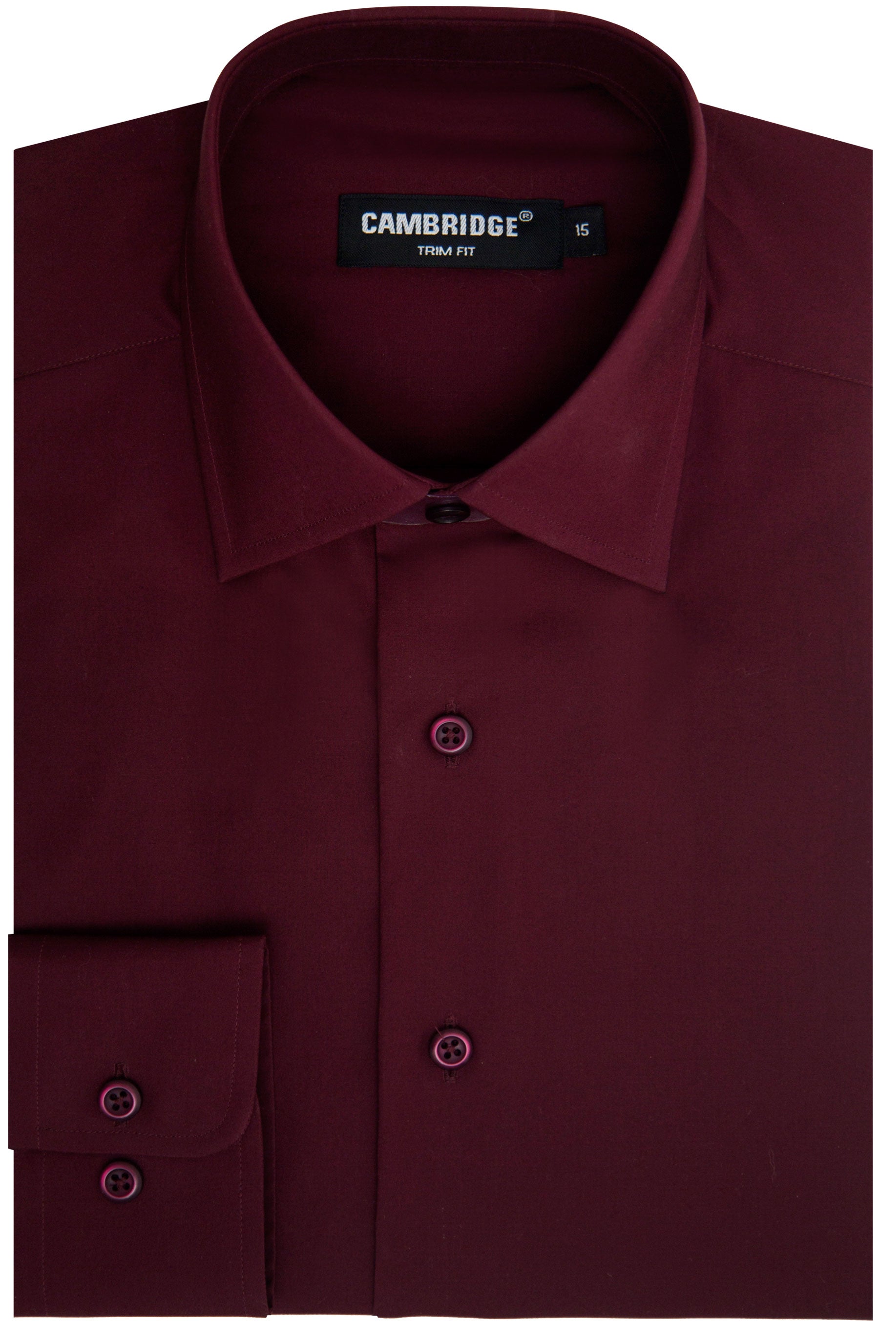 Maroon Poplin Plain Shirt Maroon Poplin Plain Shirt