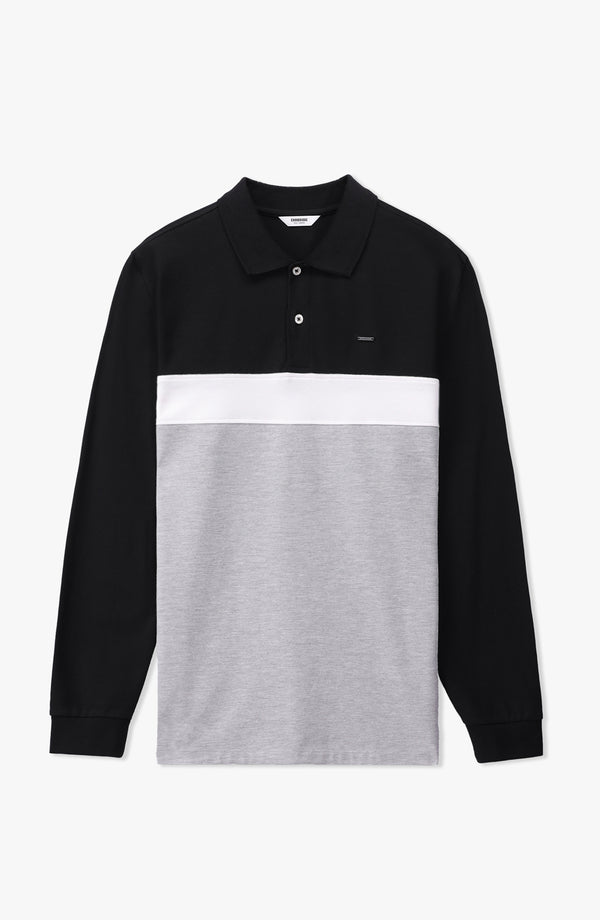 Stretch Cross Polo Smart Fit - Charcoal