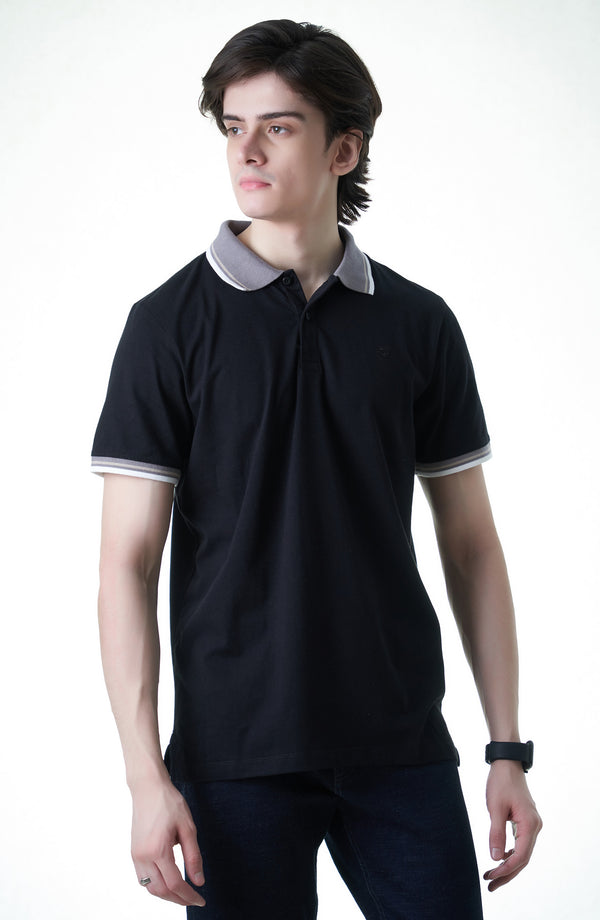 Tipped Polo Jersey Shirt