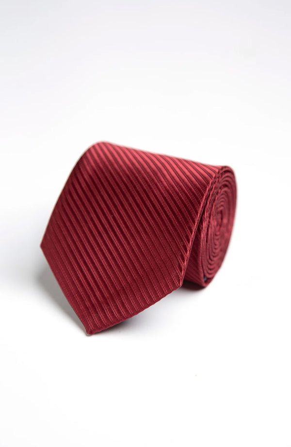 Microfibre Tie - Maroon