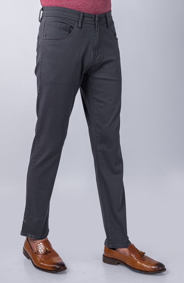 Suede Pant - Charcoal