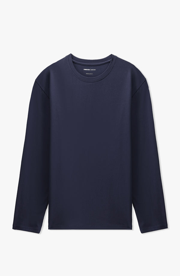 Lycra Crew Smart Fit T-Shirt - Navy Blue