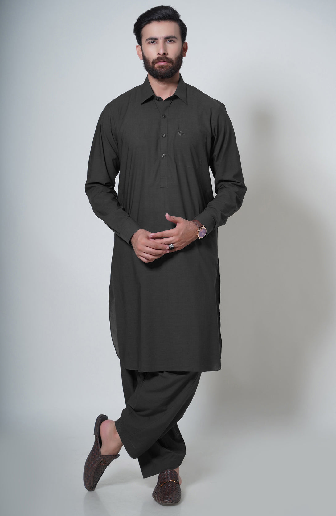 Basic Shirt Collar Shalwar Suit – Cambridge Shop