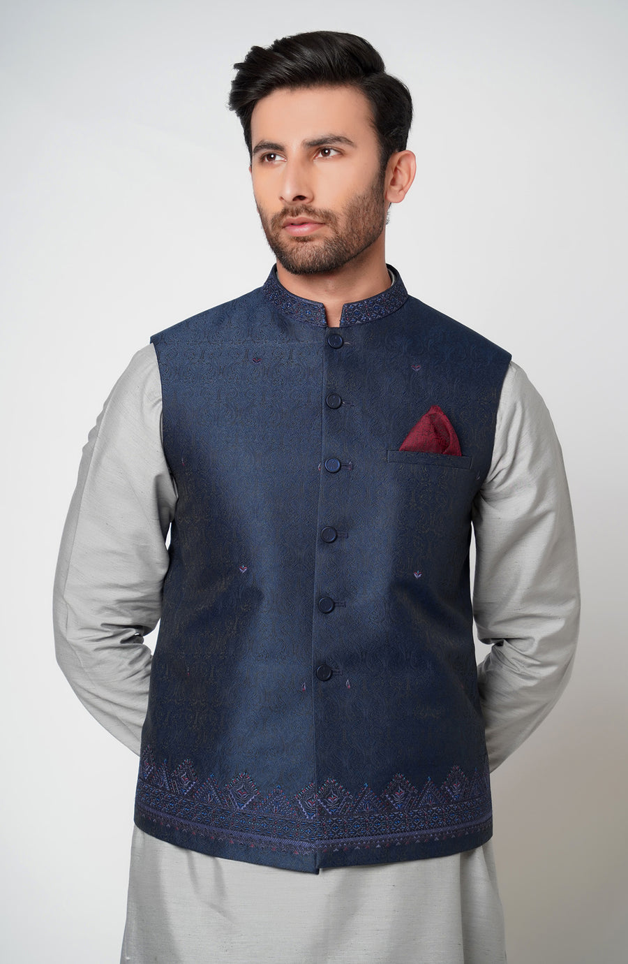 Shop Waistcoats for Men Online | Men's Pakistani Waistcoat Designs ...