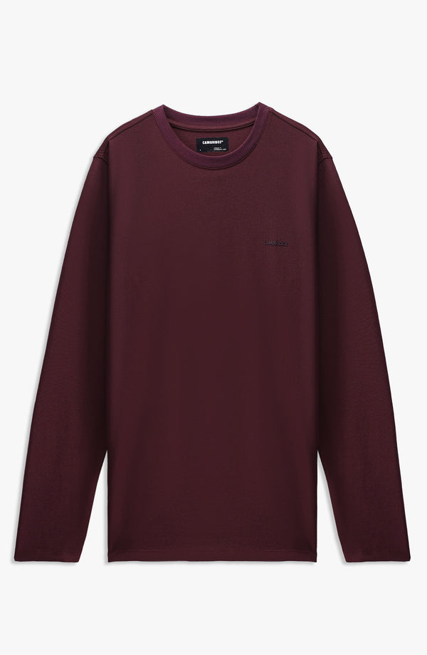 Performance Crewneck  Regular Fit - Burgundy