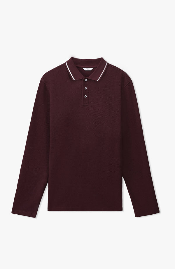Jumbo Pique Polo Regular Fit - Burgundy
