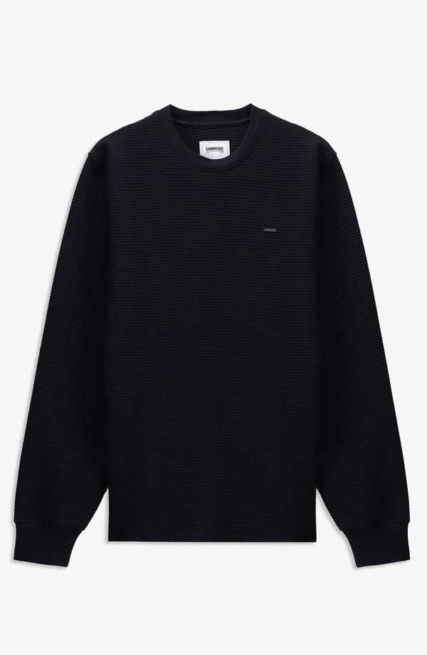 Ottoman Sweatshirt Regular Fit - Black