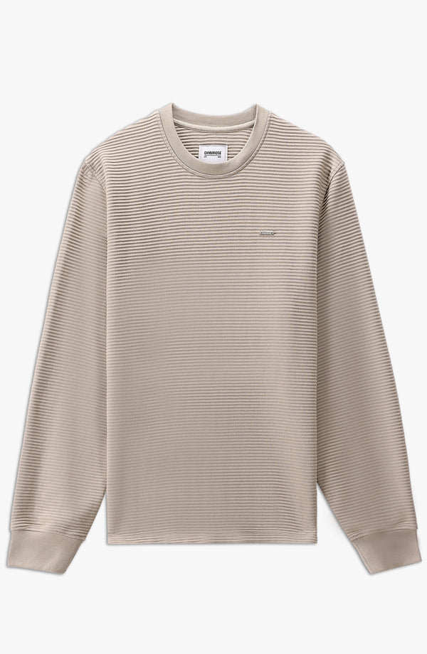 Ottoman Sweatshirt Regular Fit - Sand