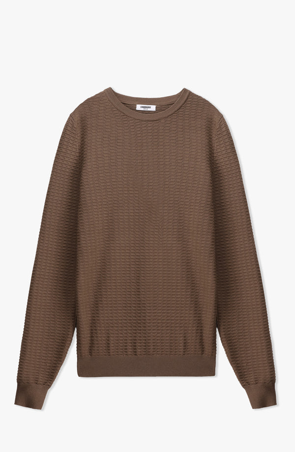 Cotton Sweater - Brown