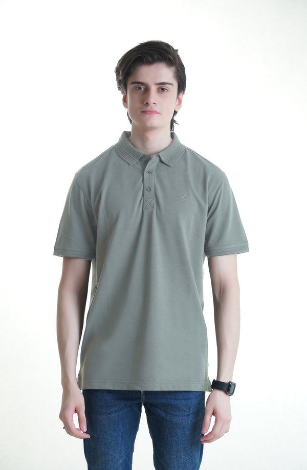 Grey Youth Polo Shirt