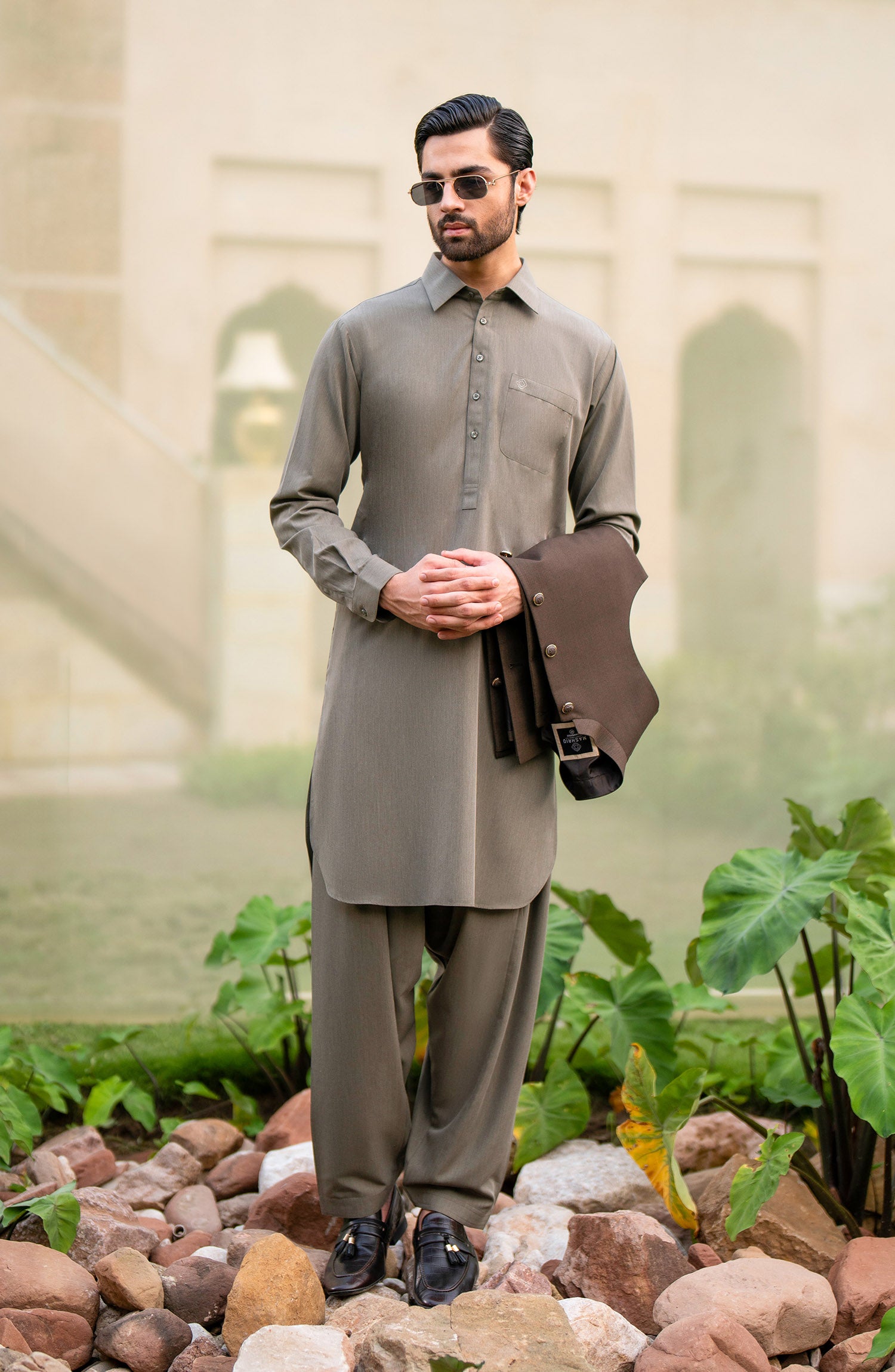 Basic Shirt Collar Shalwar Suit