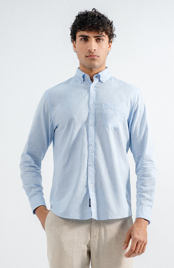 Full Sleeves Cotton Linen Shirt