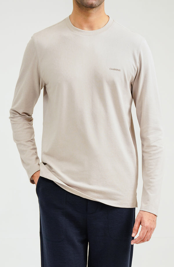 Performance Crewneck  Regular Fit - Cream