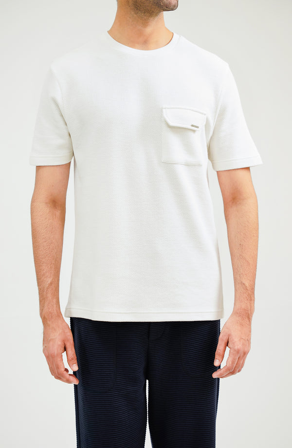 Pocket Crew Regular Fit -  White