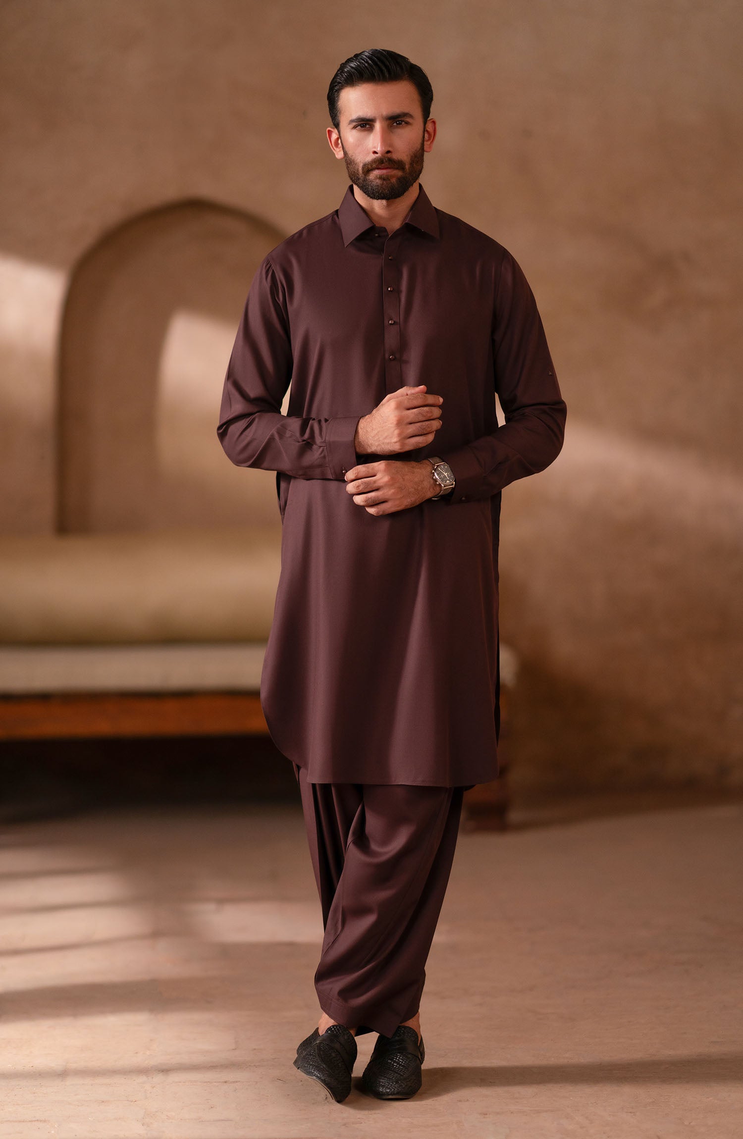 Basic Fancy Shirt Collar Shalwar Suit