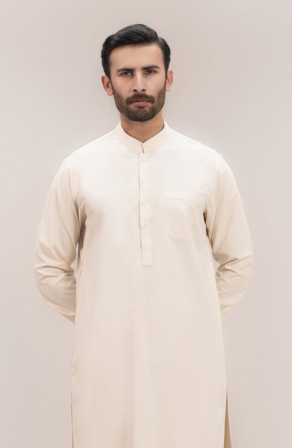 Basic Band Collar Shalwar Suit