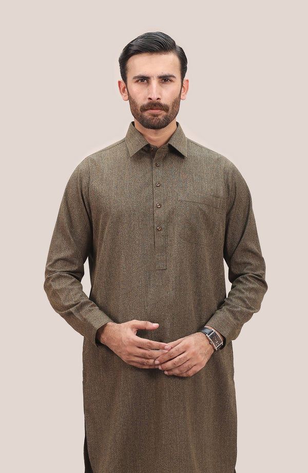 Basic Shirt Collar Shalwar Suit