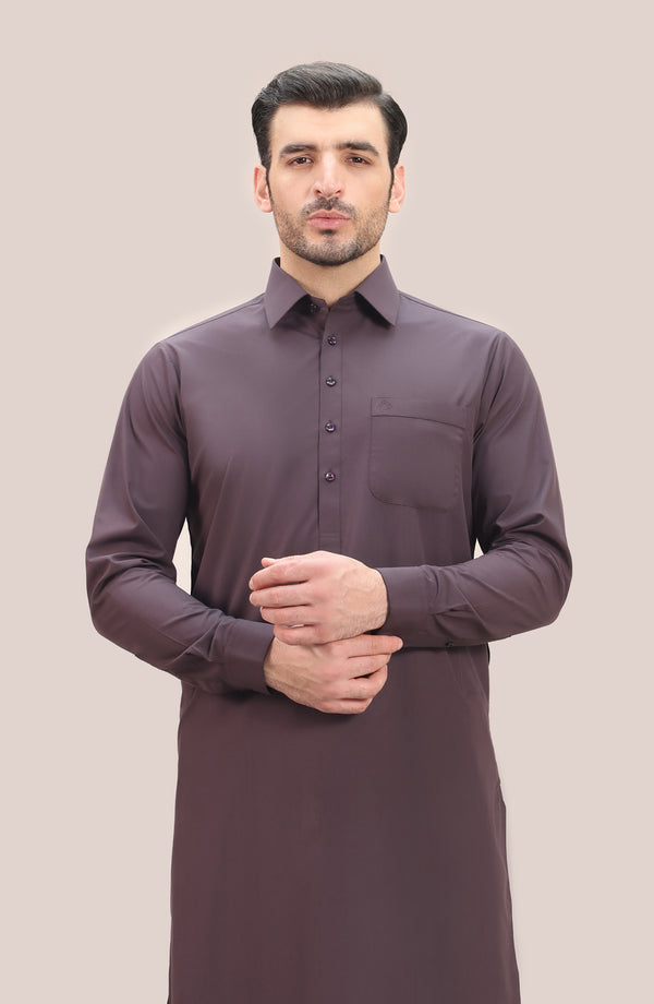 Basic Shirt Collar Shalwar Suit