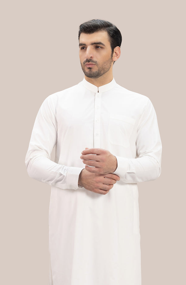 Basic Band Collar Shalwar Suit