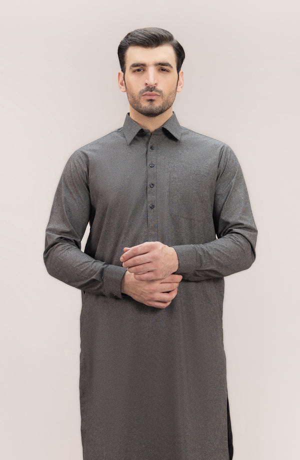 Basic Shirt Collar Shalwar Suit