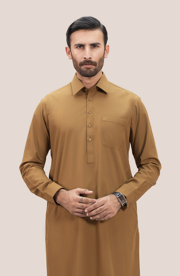 Basic Shirt Collar Shalwar Suit