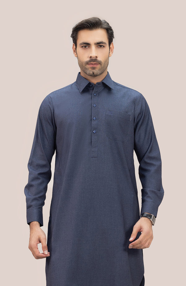 Basic Shirt Collar Shalwar Suit