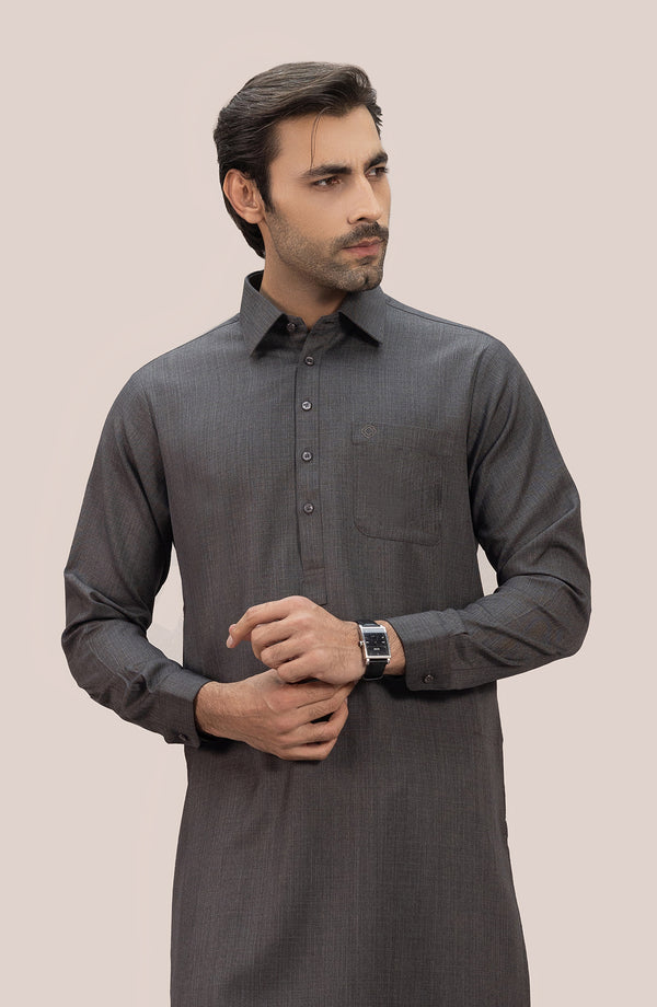 Basic Shirt Collar Shalwar Suit