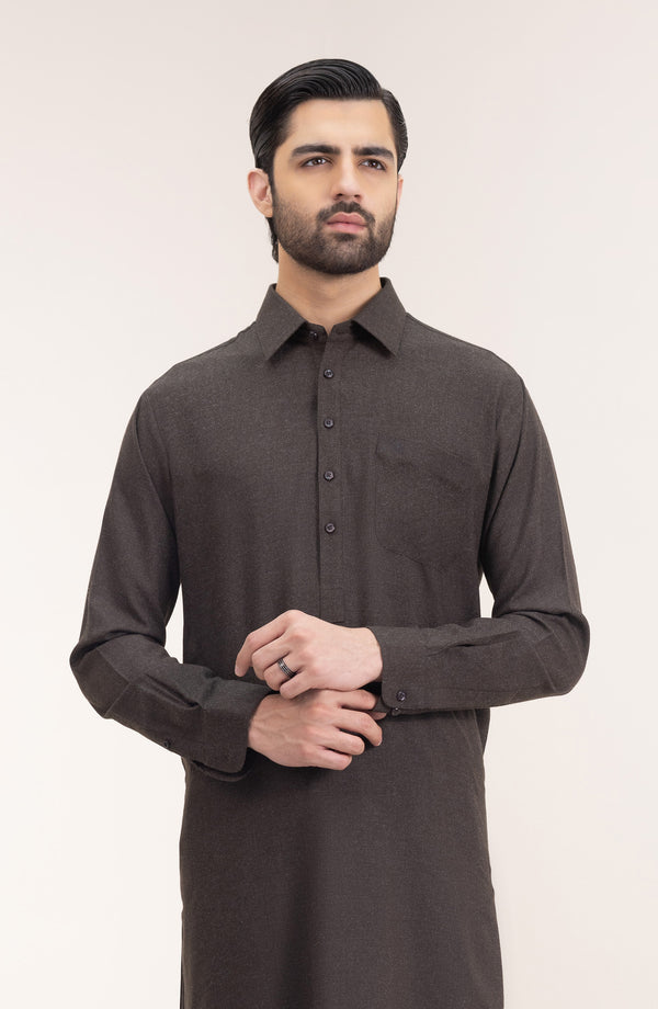 Basic Shirt Collar Shalwar Suit