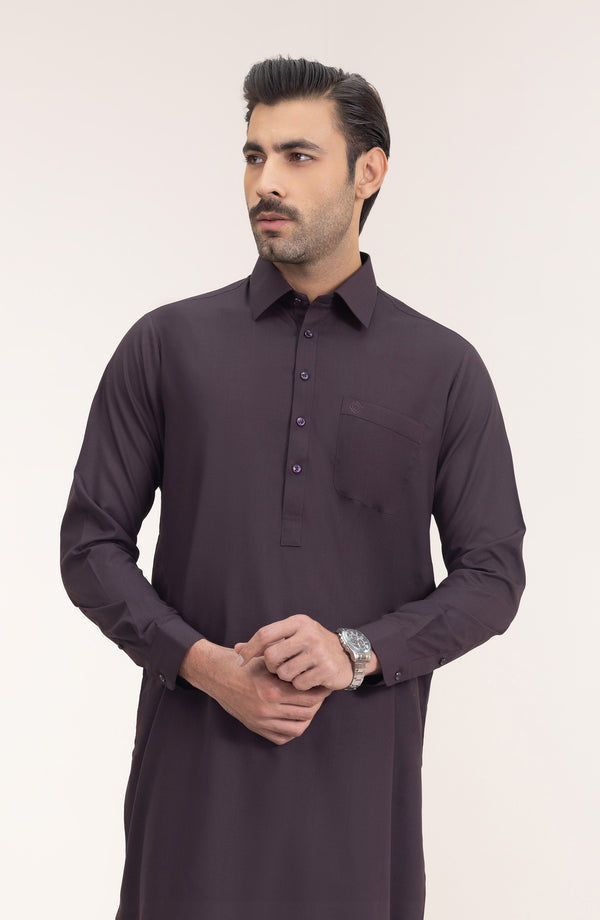 Basic Shirt Collar Shalwar Suit