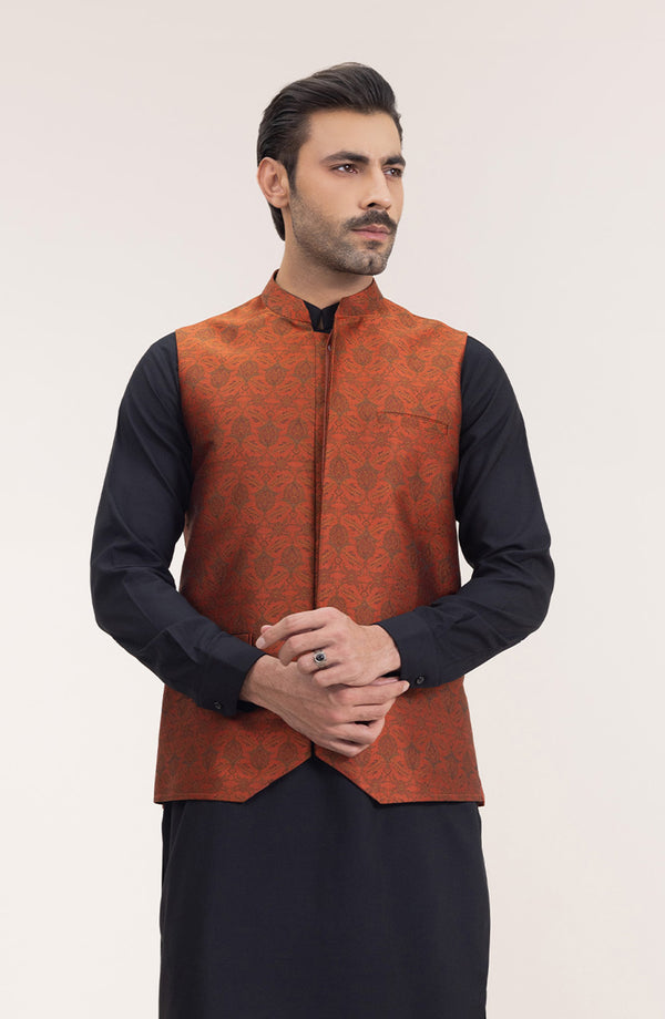 Fancy Waistcoat - Rust