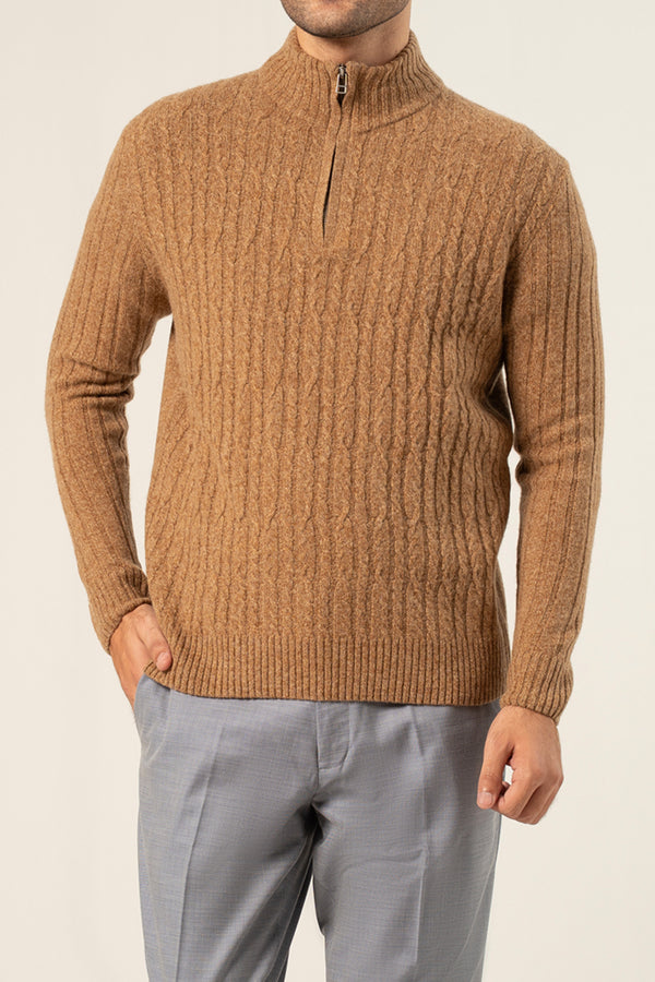 DESIGNER ZIPPER SWEATER