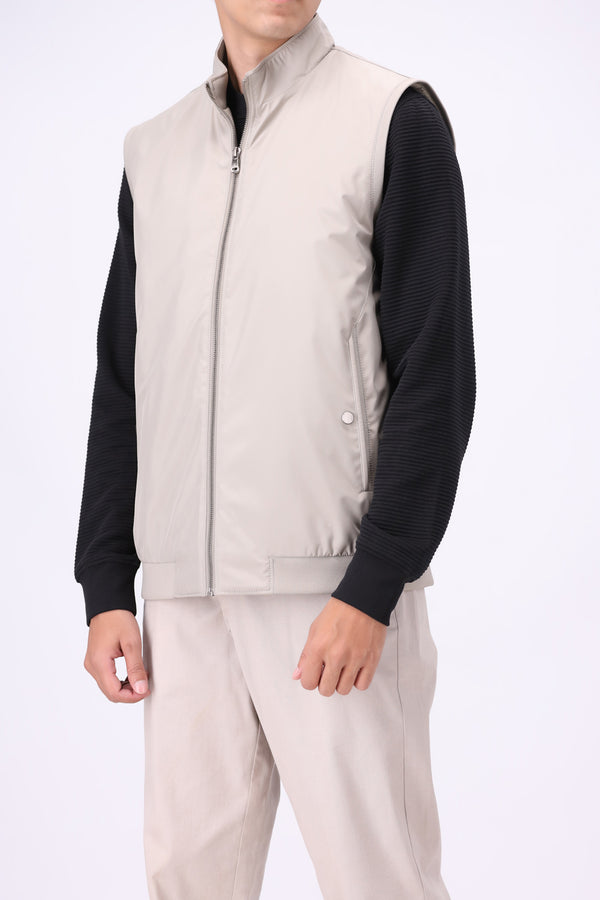 QUILTED LINED VEST