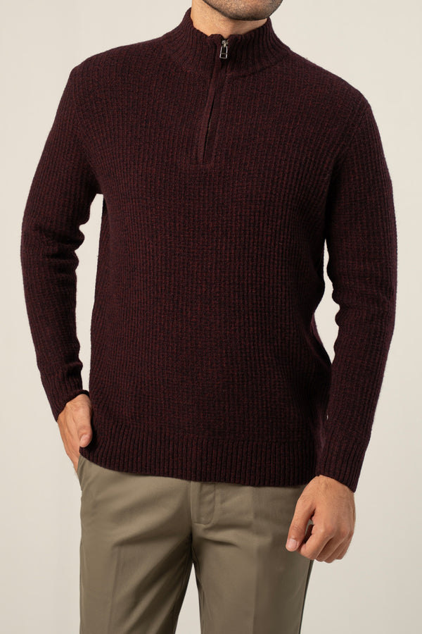 DESIGNER ZIPPER SWEATER