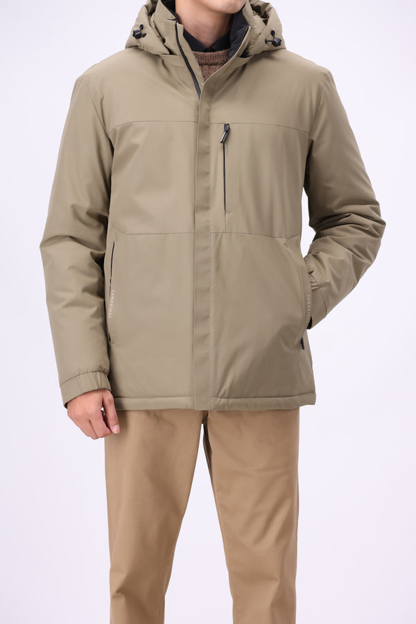 HOODED PUFFER JACKET