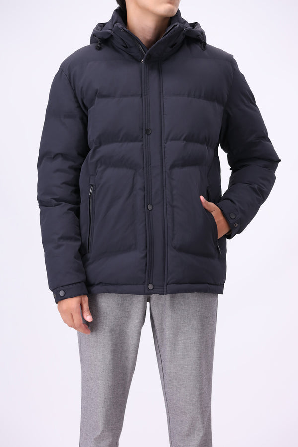 HOODED PUFFER JACKET