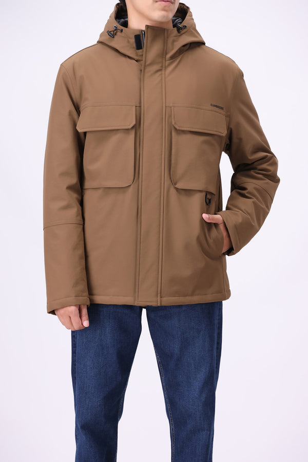 WATER REPELLENT HOODED JACKET
