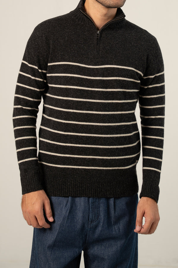 DESIGNER ZIPPER SWEATER