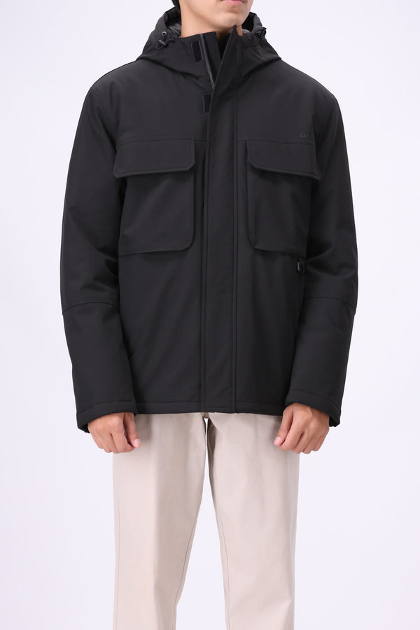 WATER REPELLENT HOODED JACKET