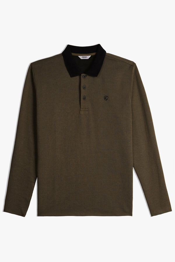 TEXTURE RIB POLO