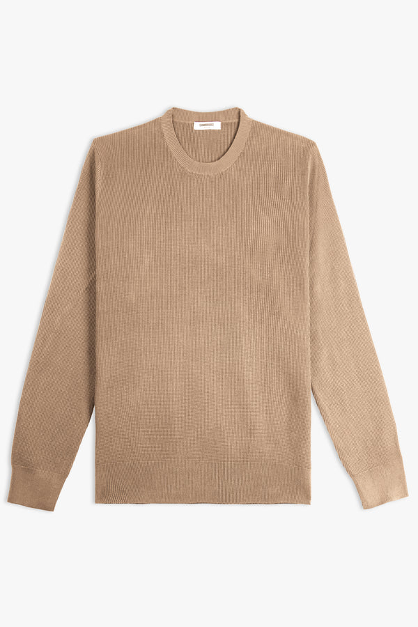 COTTON SWEATER - SAND