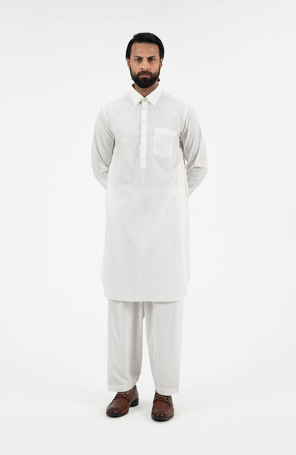 Shirt Collar Kameez Shalwar for Men