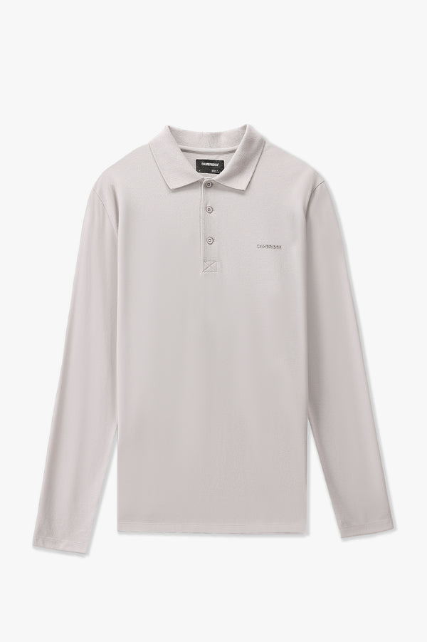 PERFORMANCE BUTTON POLO - CREAM