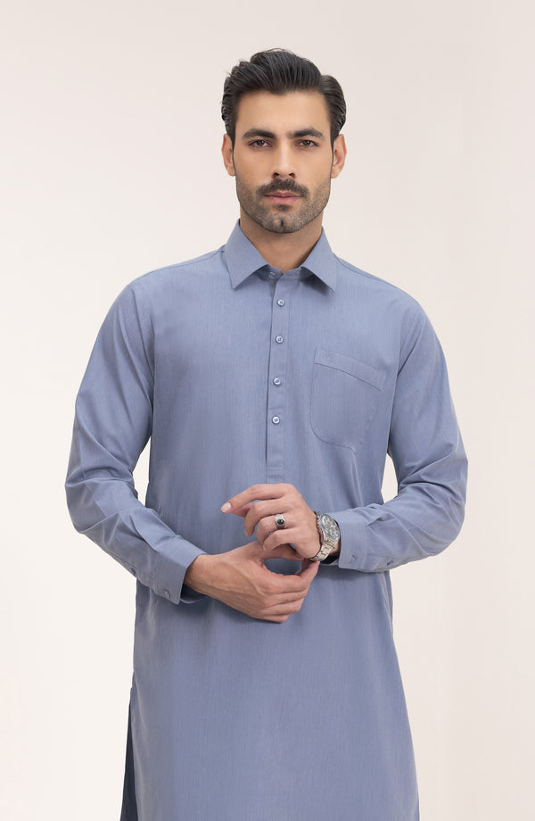 Basic Shirt Collar Shalwar Suit