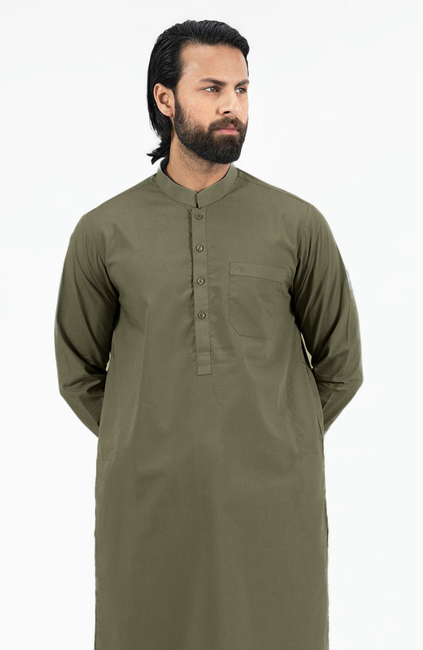 Kapaas Khas Band Collar Shalwar Kameez