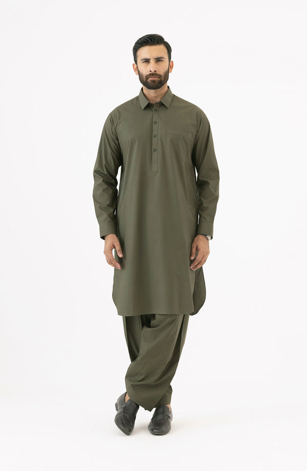 Kapass Khas Color Shirt Collar