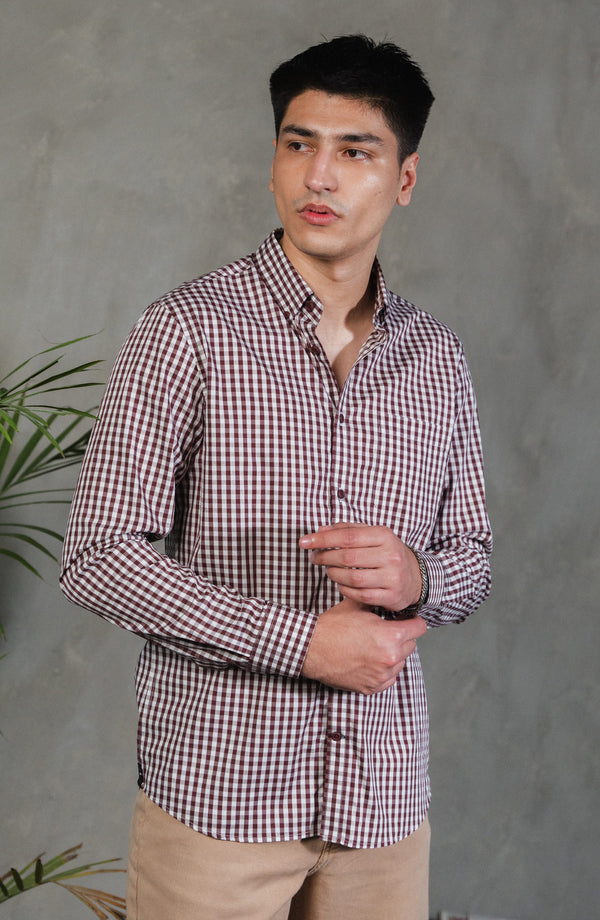 Brown Formal Shirt