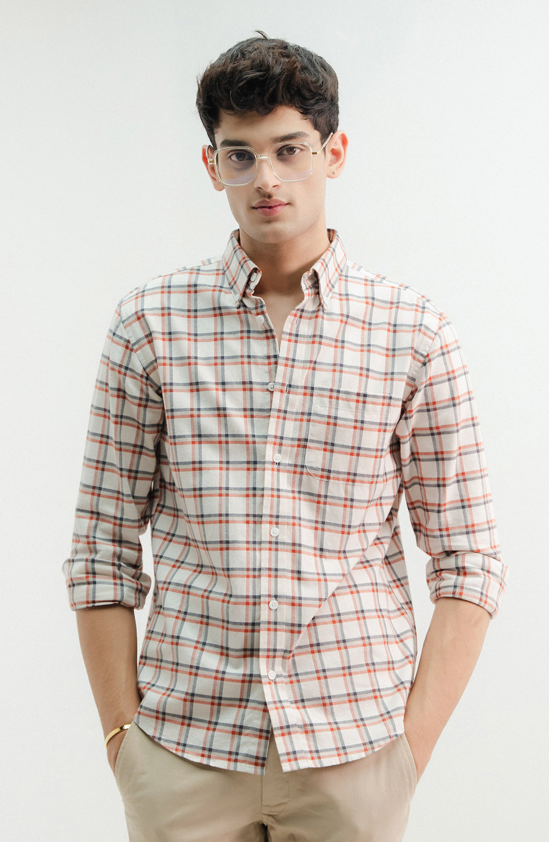 Red/White Flannel Casual Shirt – Cambridge Shop