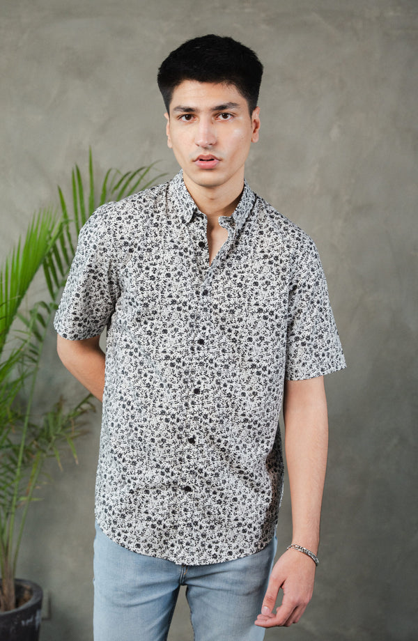 Half Sleeves Cotton Shirt