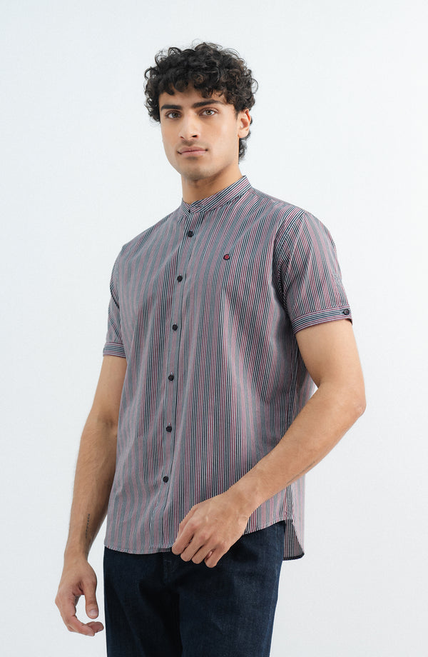 Half Sleeves Yarn Dyed Shirt